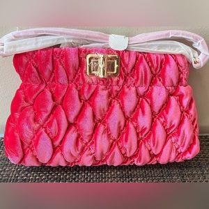 Lilly Pulitzer Pink Velvet Clutch
